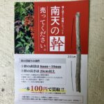 南天の幹 買います 買取 @わたし雑貨店 岡山 東区